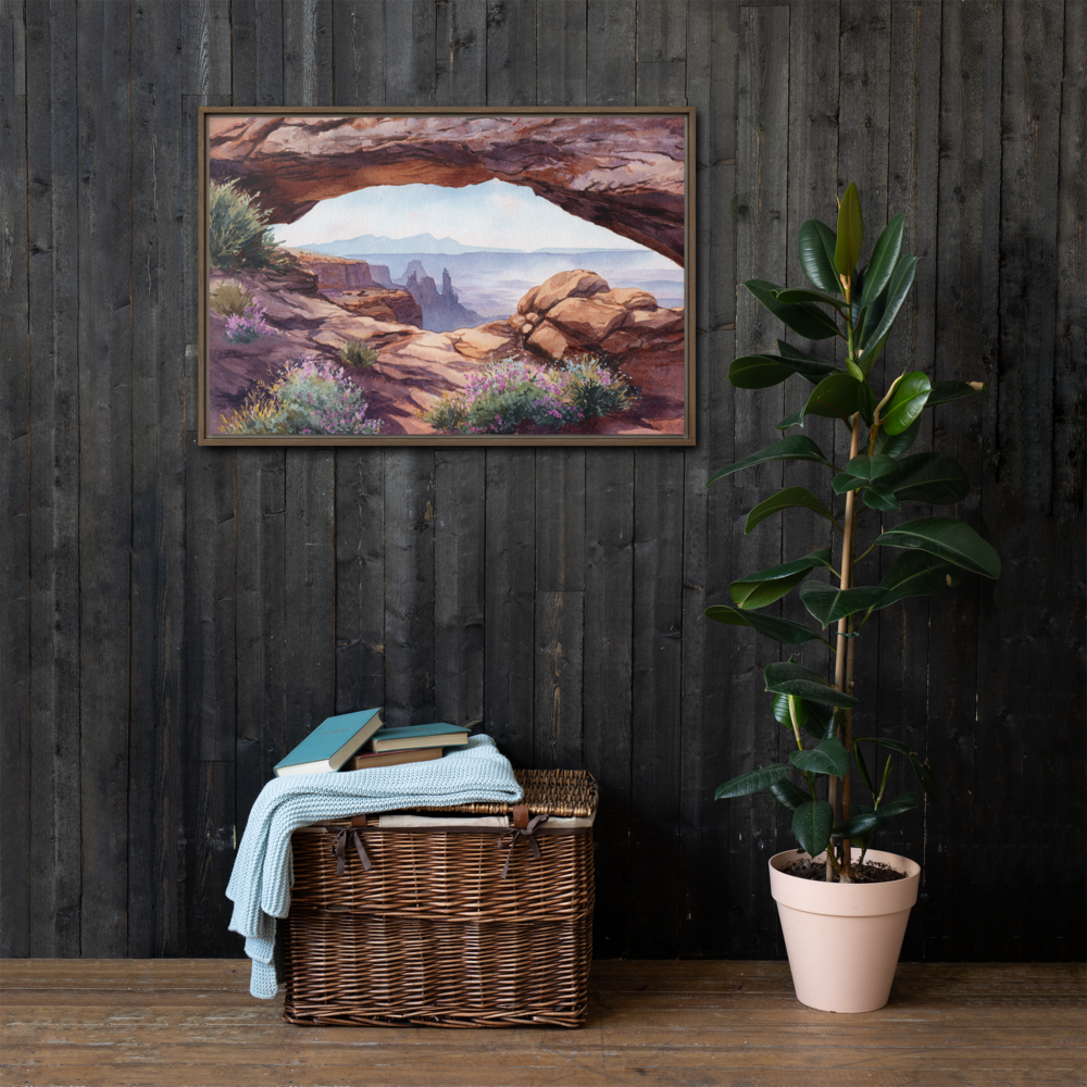 Canyonlands National Park Framed Canvas
