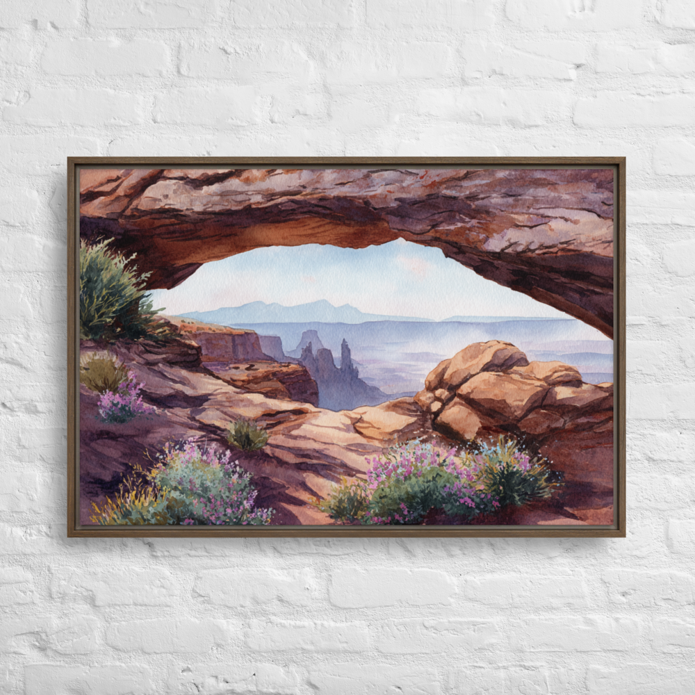 Canyonlands National Park Framed Canvas
