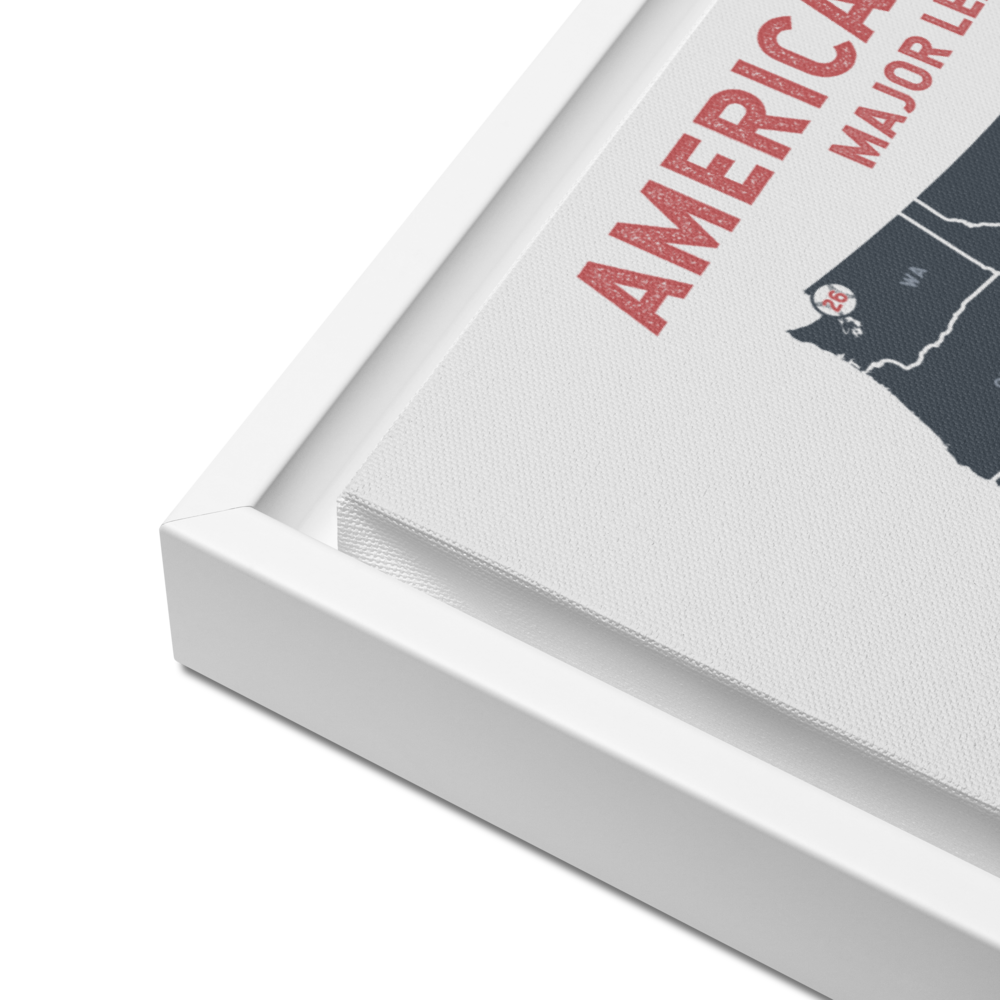 American Ballparks 12"x18" Framed Canvas