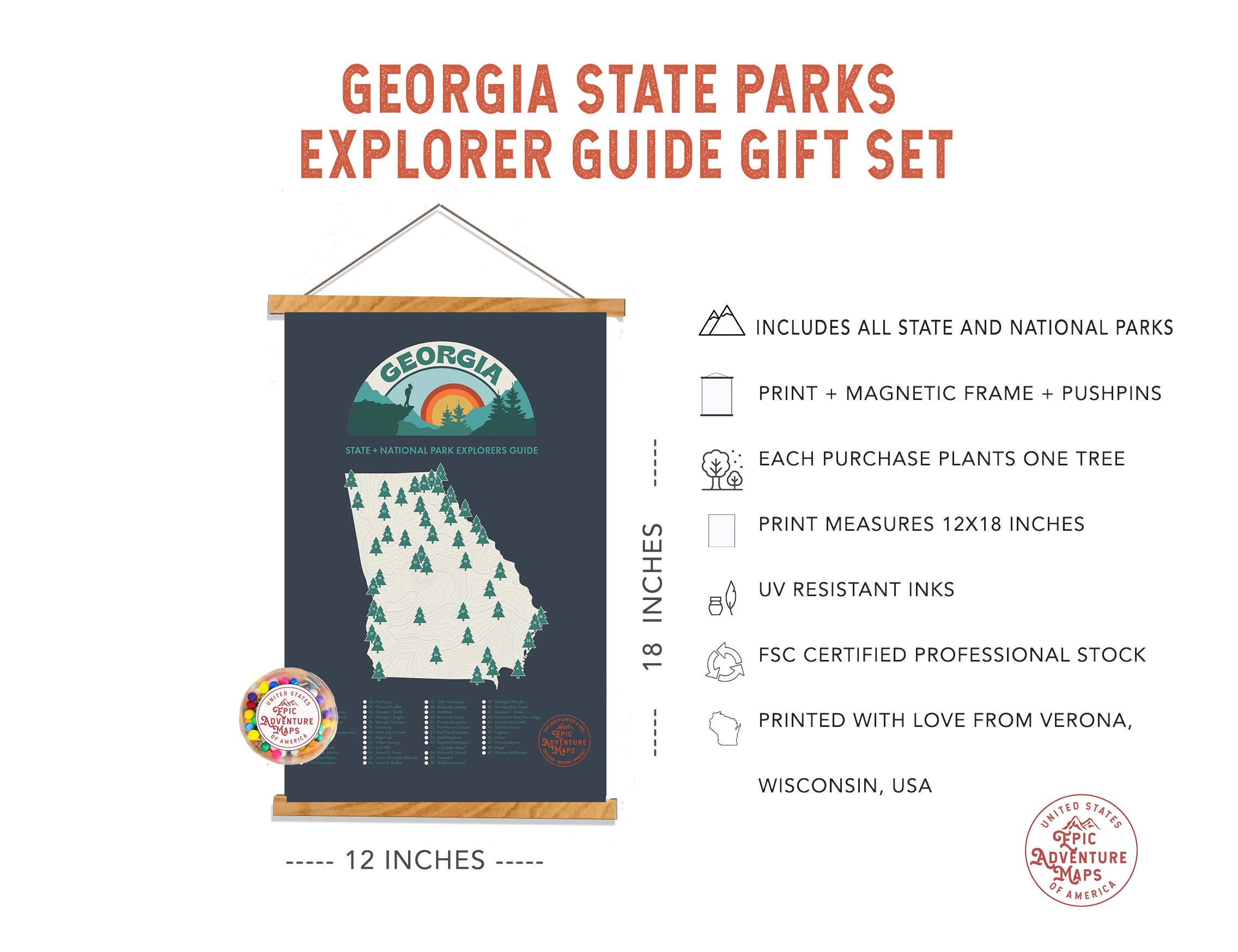 Georgia Parks Map
