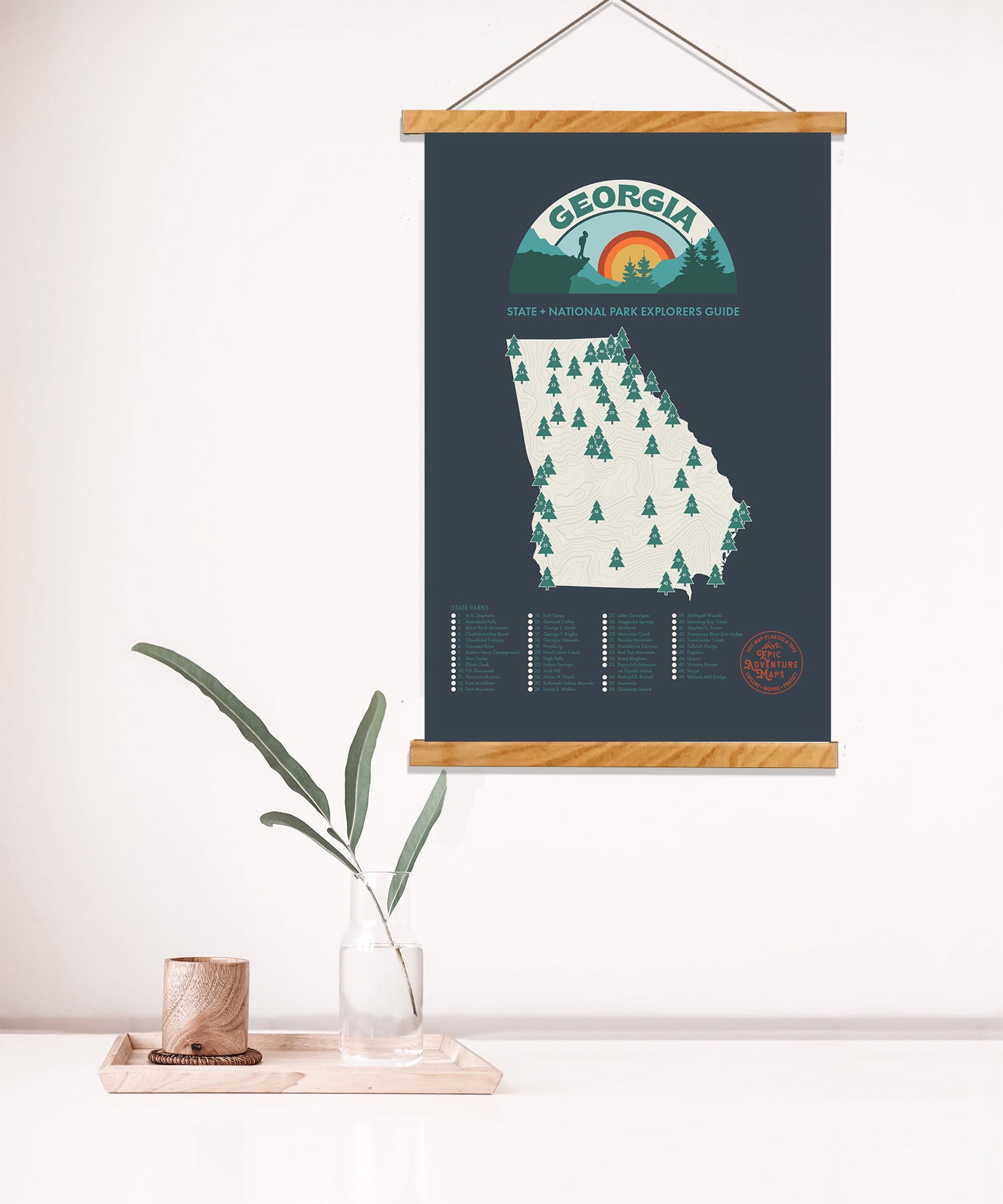 Georgia Parks Map