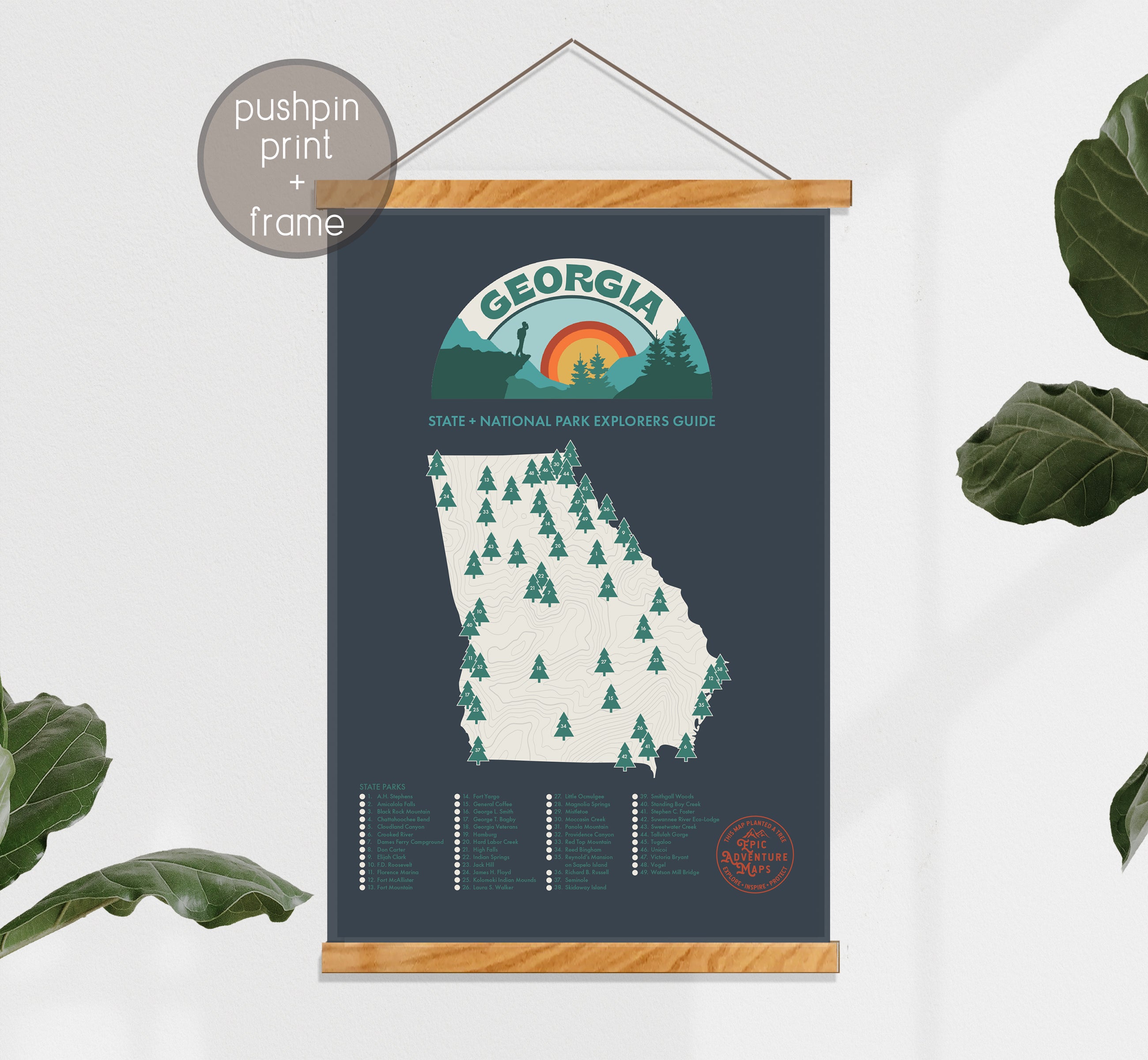 Georgia Parks Map