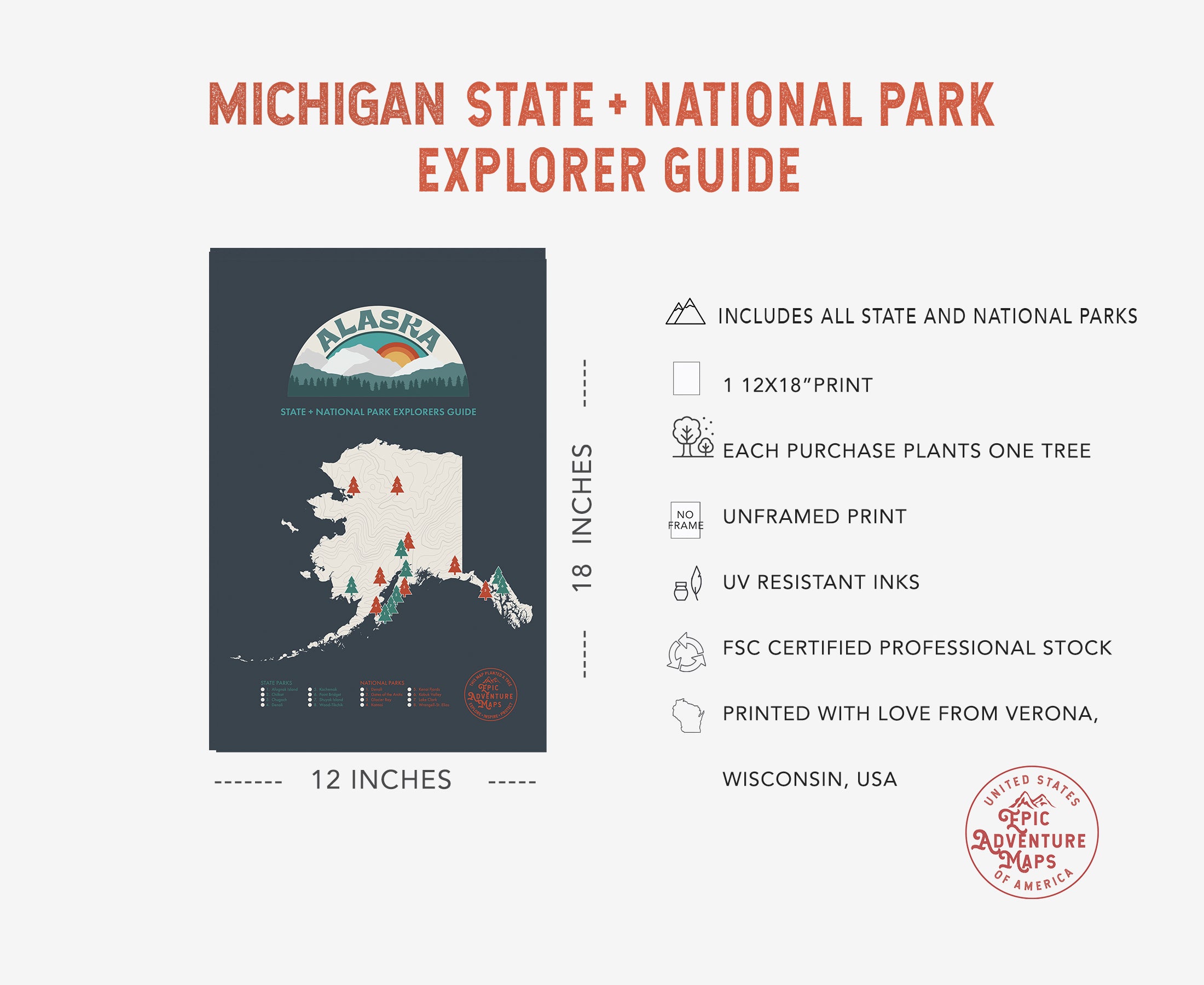 Michigan Parks Map