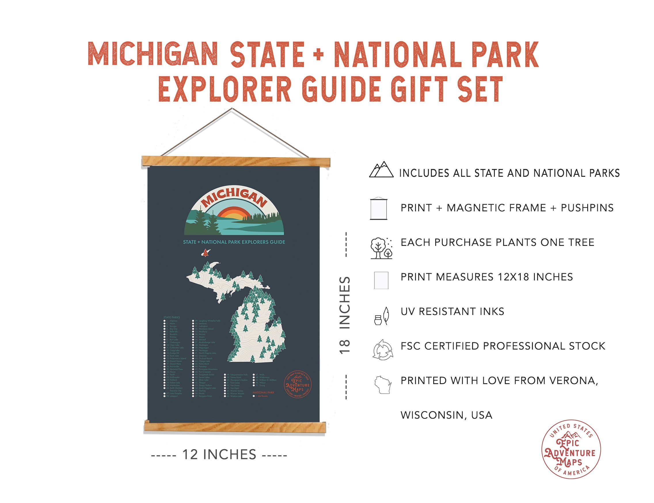 Michigan Parks Map