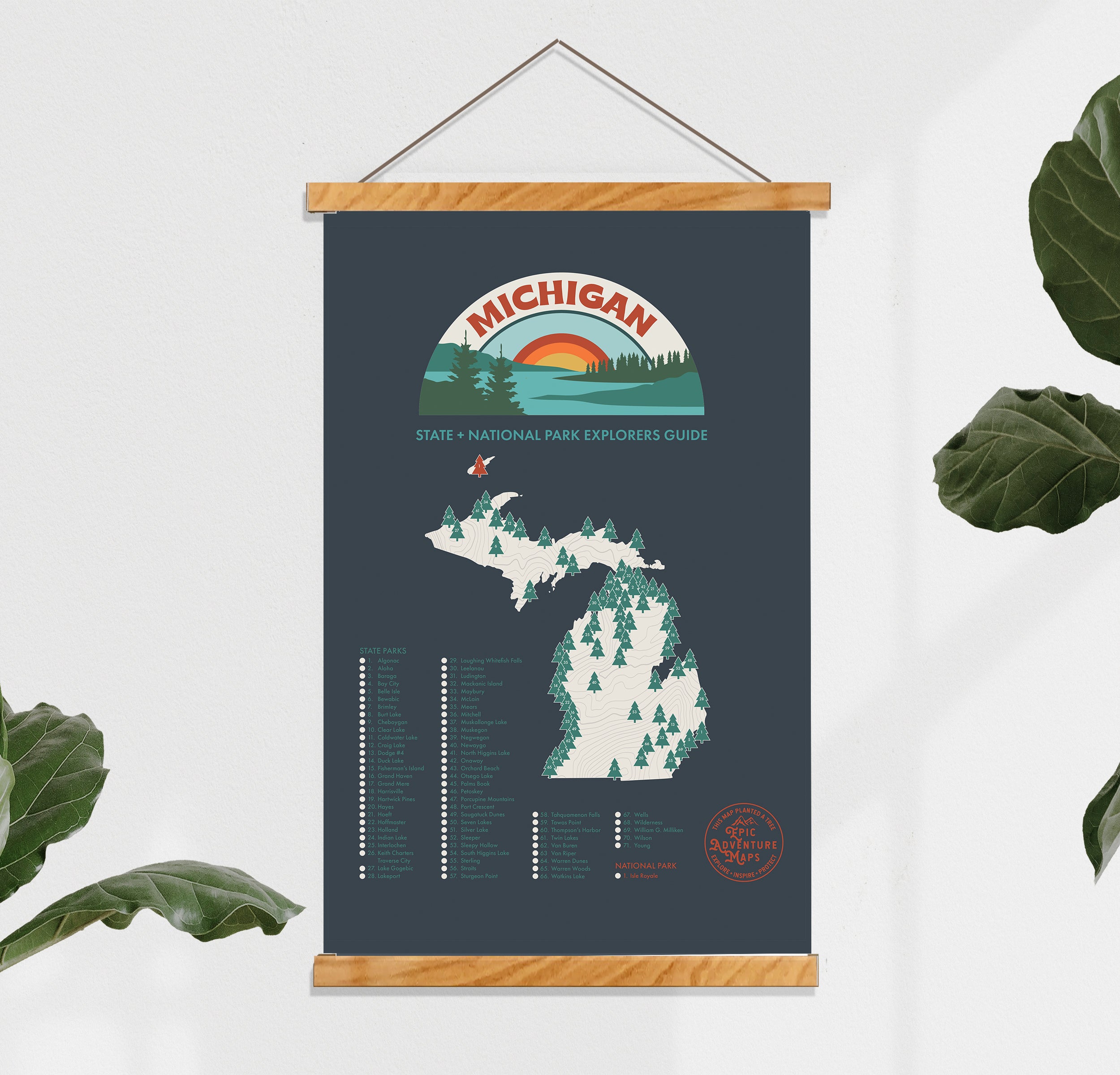 Michigan Parks Map
