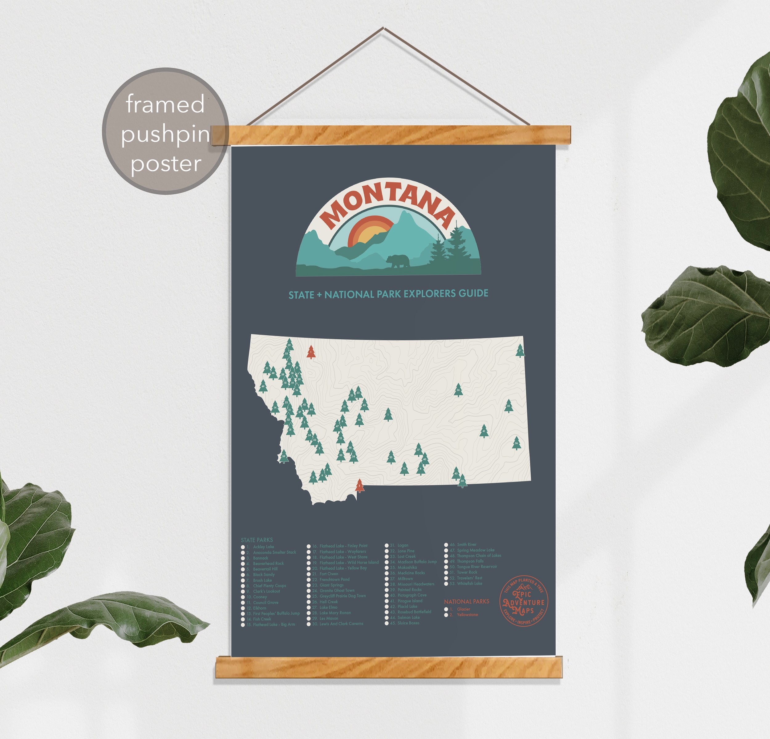 Montana Parks Map