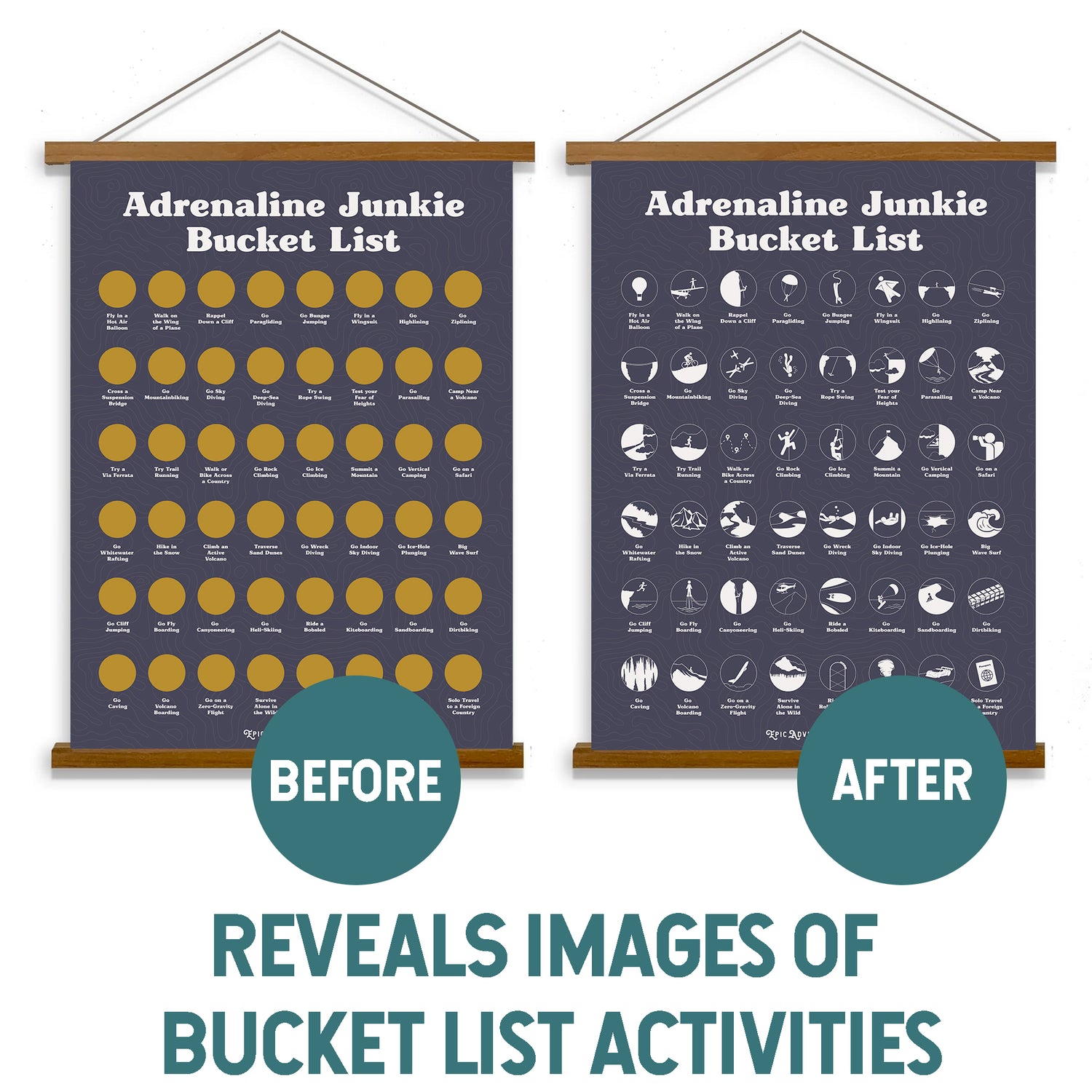 Adrenaline Junkie Bucket List Navy