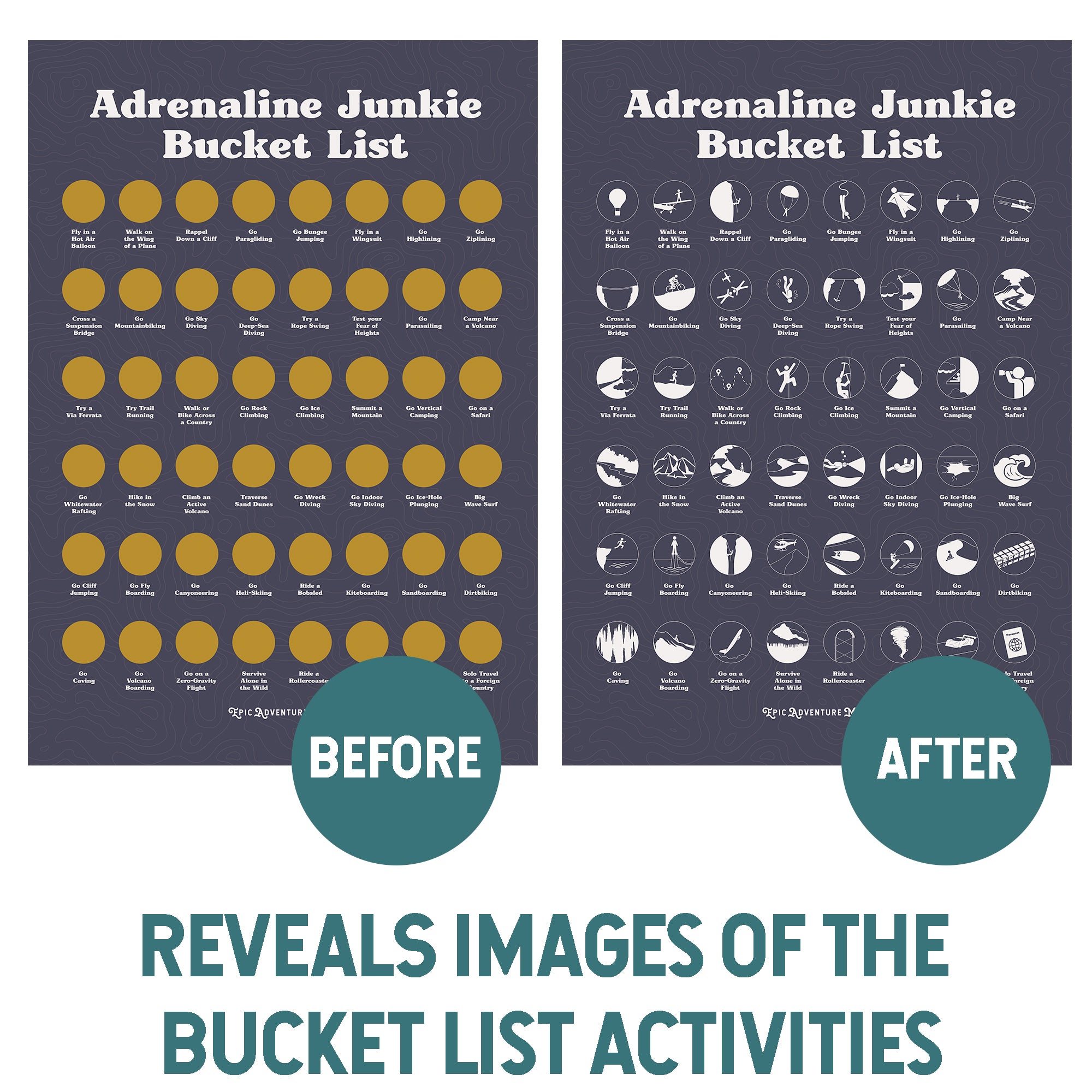 Adrenaline Junkie Bucket List Navy