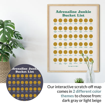 Adrenaline Junkie Bucket List Beige