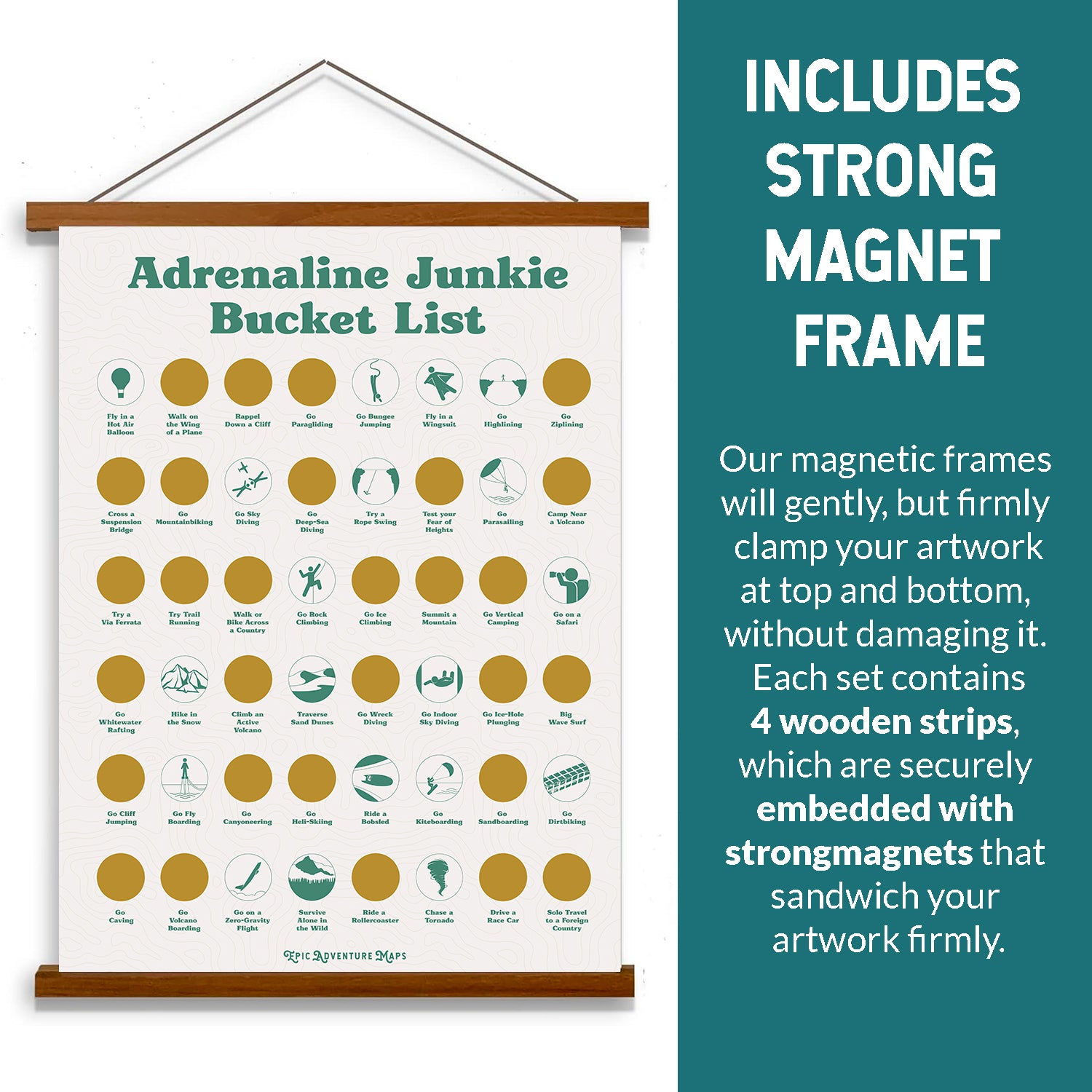 Adrenaline Junkie Bucket List Beige