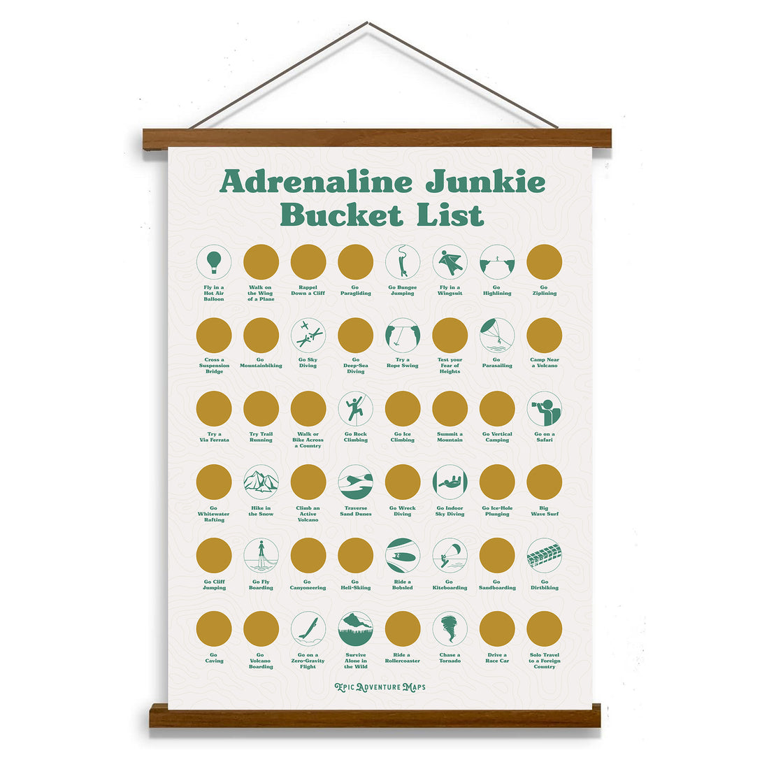 Adrenaline Junkie Bucket List Beige
