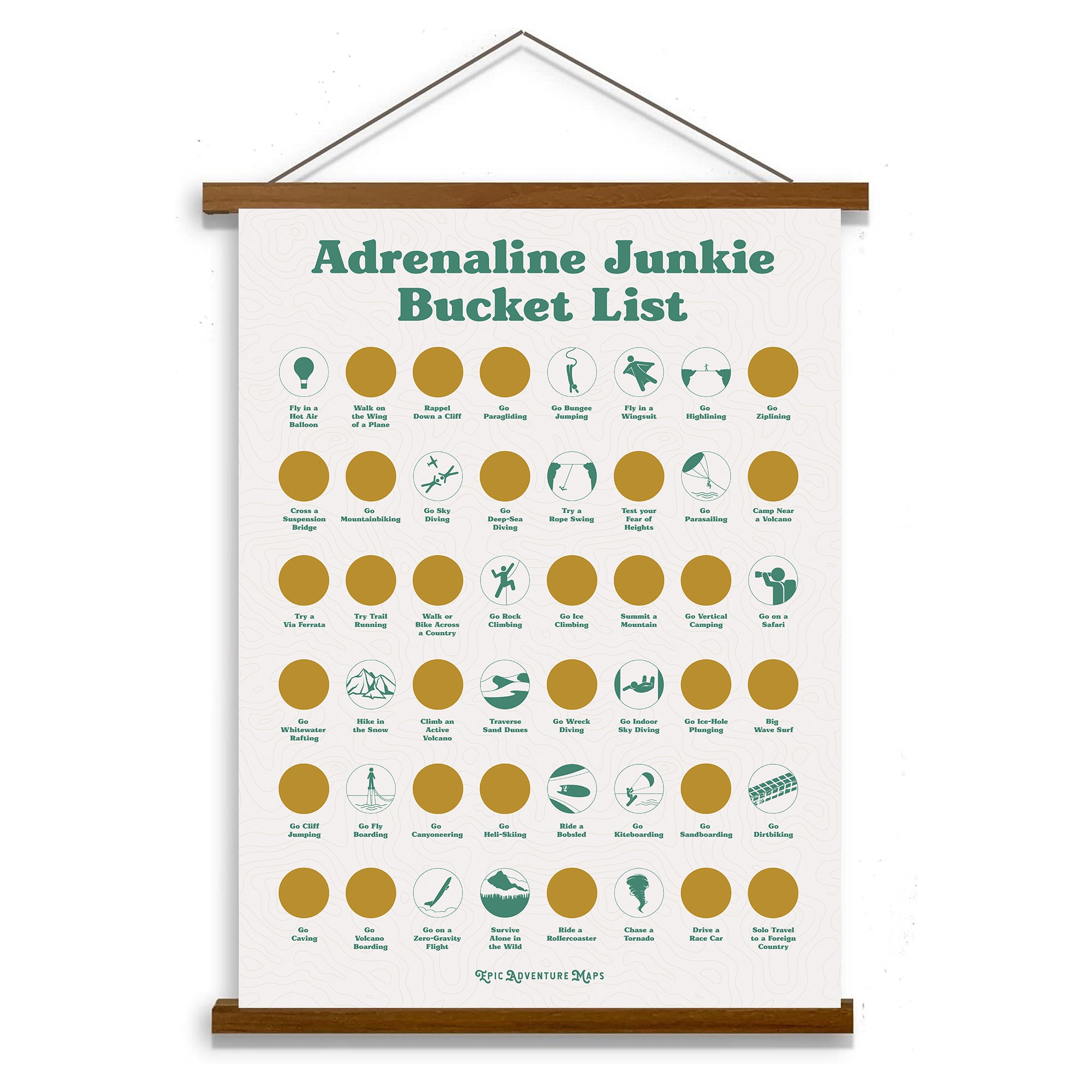 Adrenaline Junkie Bucket List Beige