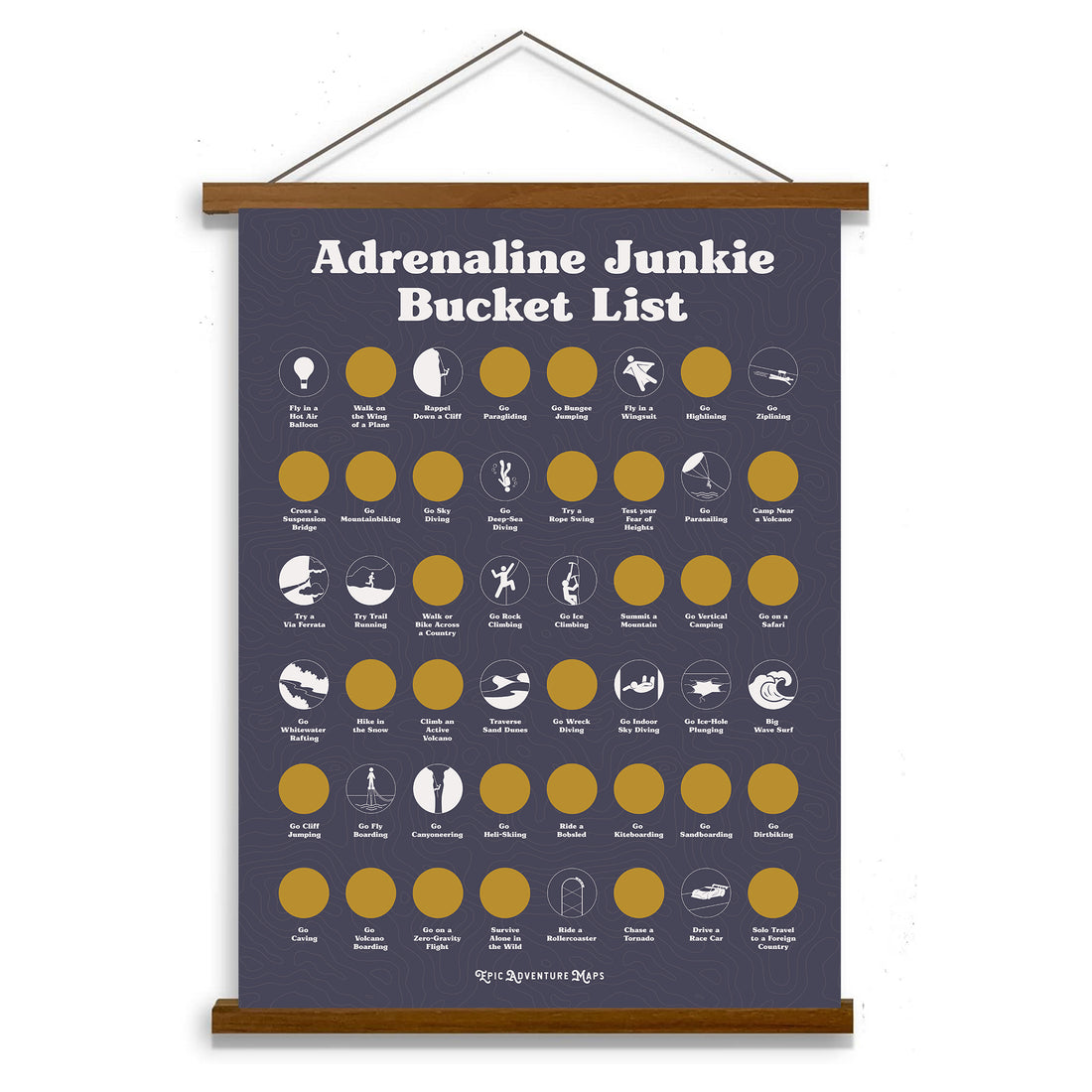 Adrenaline Junkie Bucket List Navy