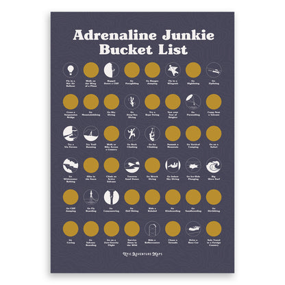 Adrenaline Junkie Bucket List Navy