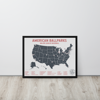 American Ballparks 24&quot; x 36&quot; Framed Canvas