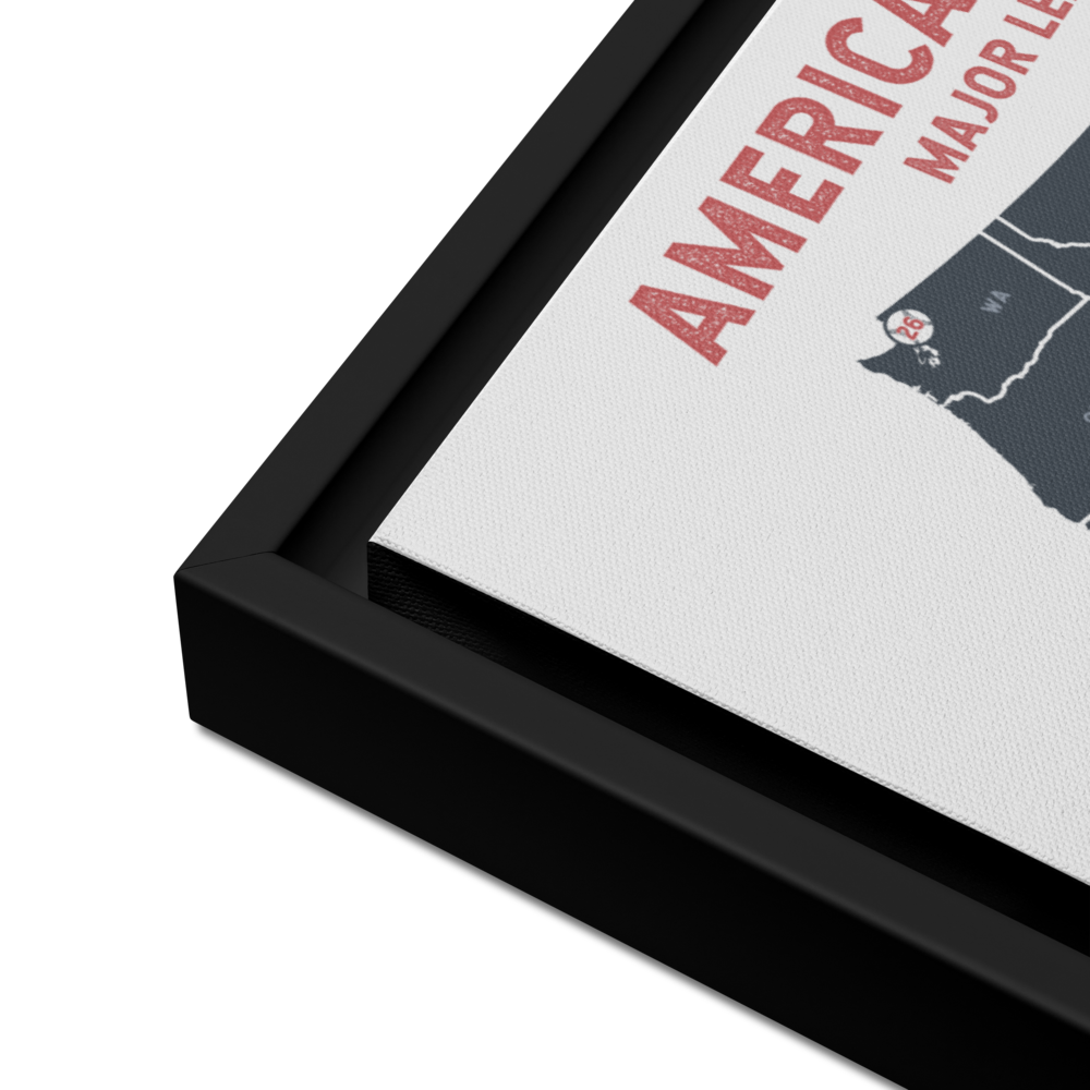 American Ballparks 12&quot;x18&quot; Framed Canvas