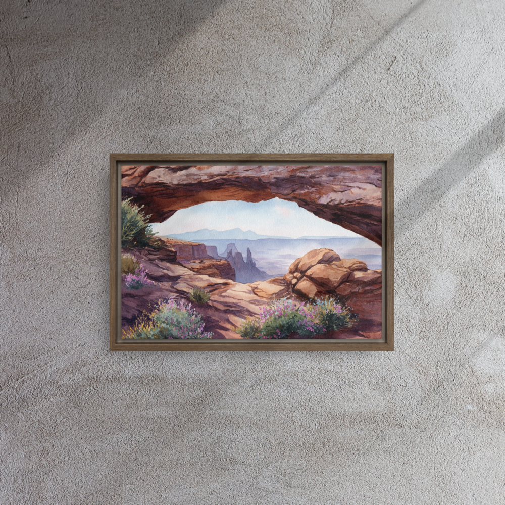 Canyonlands National Park Framed Canvas