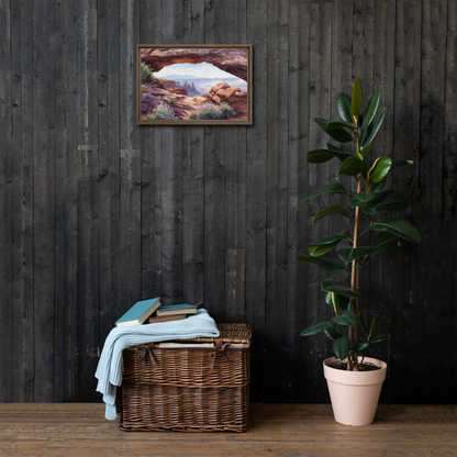 Canyonlands National Park Framed Canvas