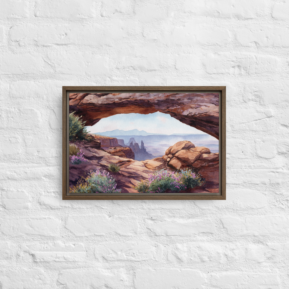Canyonlands National Park Framed Canvas