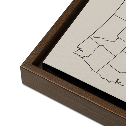 Junior Ranger or Travel Pin Canvas