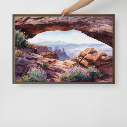 Canyonlands National Park Framed Canvas
