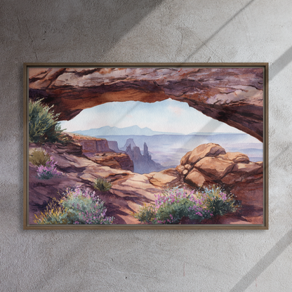 Canyonlands National Park Framed Canvas
