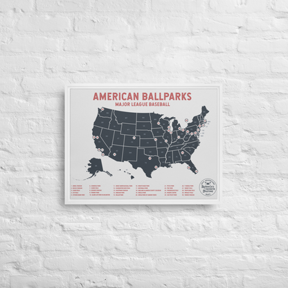 American Ballparks 24&quot; x 36&quot; Framed Canvas