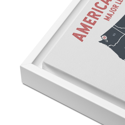 American Ballparks 12&quot;x18&quot; Framed Canvas