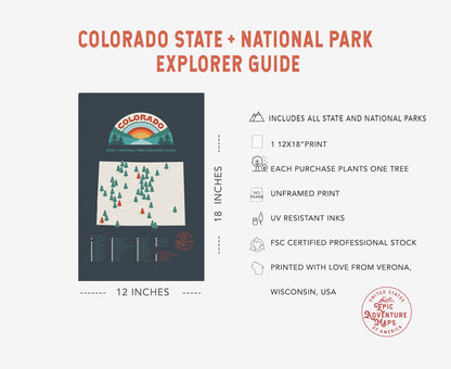 Colorado Parks  Map