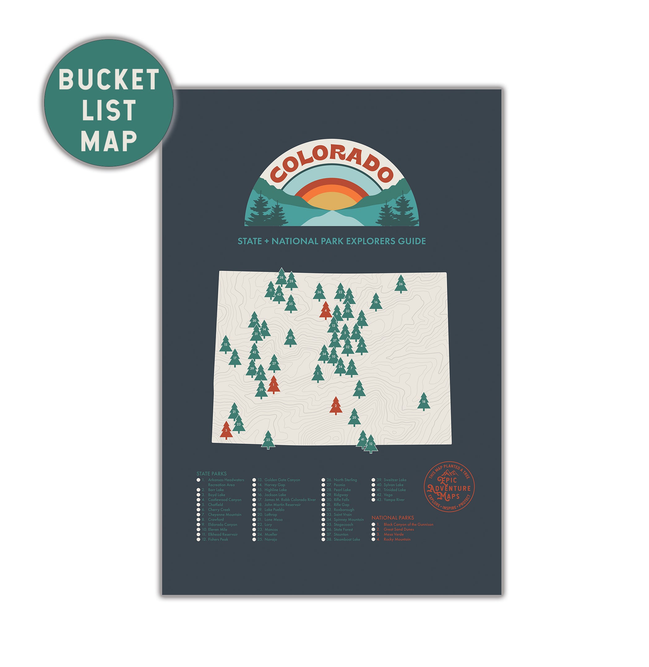 Colorado Parks  Map