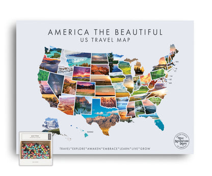 USA Pushpin Travel Map