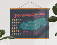 Great Smoky Mountain National Park Map