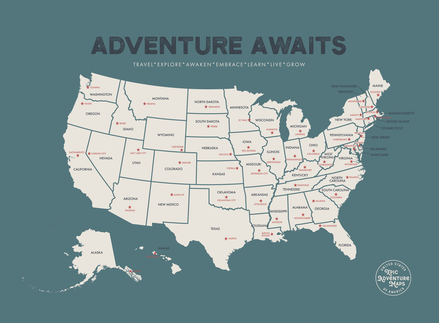 18&quot; x 12&quot; Travel Prints