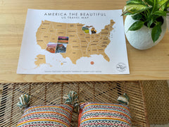 America the Beautiful Scratch Off Map