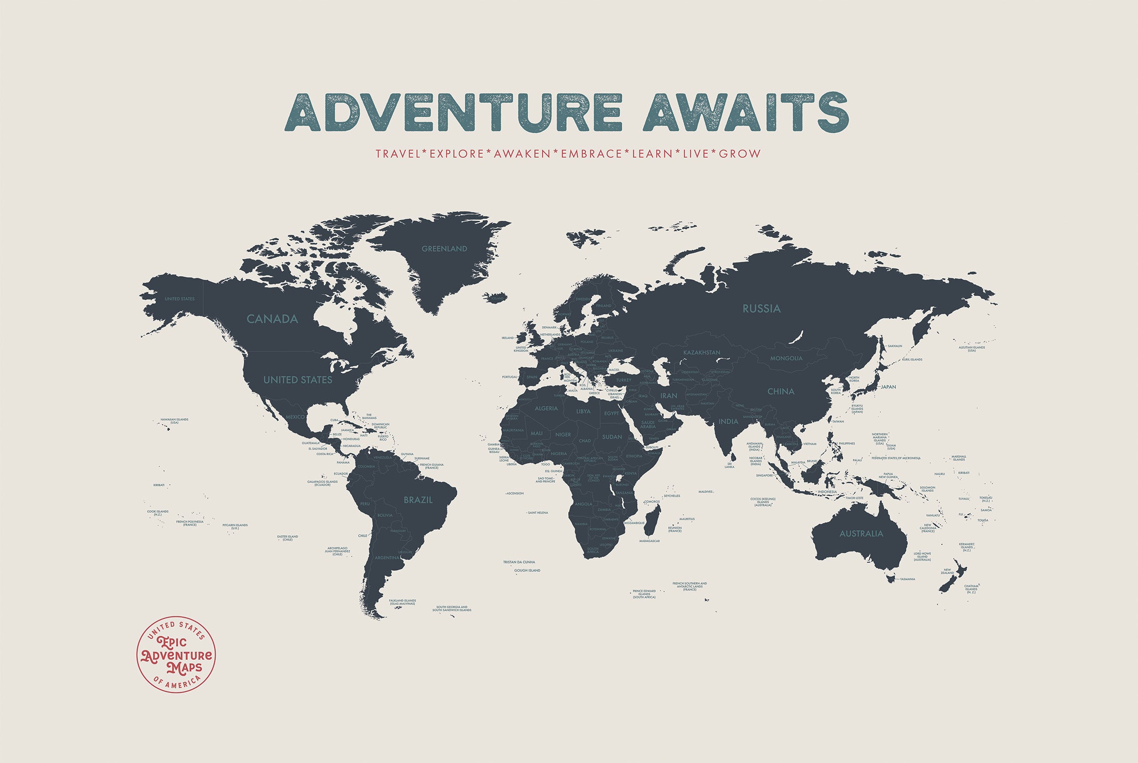 18&quot; x 12&quot; Travel Prints