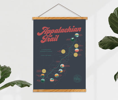 Appalachian Trail Scratch Off Map