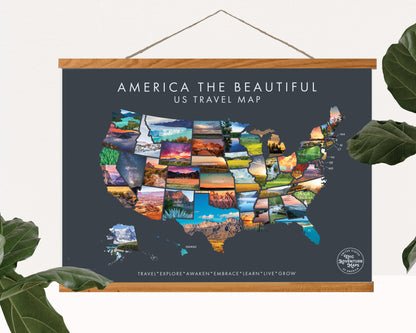 America the Beautiful Scratch Off Map