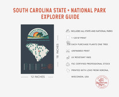 South Carolina Parks  Map