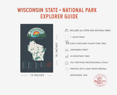 Wisconsin Parks  Map